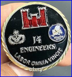 Joint Special Operations Command Seabees J4 Engineers US NAVY Challenge Coin