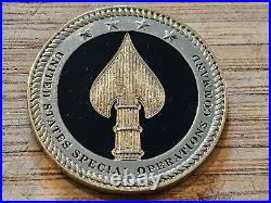 Jsoc Sof Soc Seal Nsw Challenge Coin Devgru William Mcraven Serialized Personal