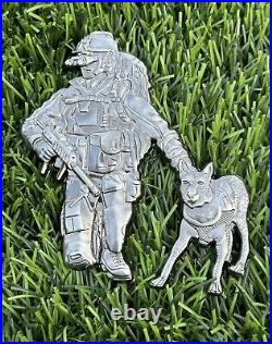 K-9 Master at Arms Handler SEALS Slip The Dogs of War CPO Navy Challenge Coin
