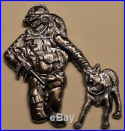 K-9 Master at Arms Handler SEALS Slip The Dogs of War Chief Navy Challenge Coin