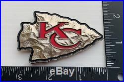 Kansas City KC Chiefs Arrow Spear Navy CPO Chief Mess Challenge Coin NFL Mahomes