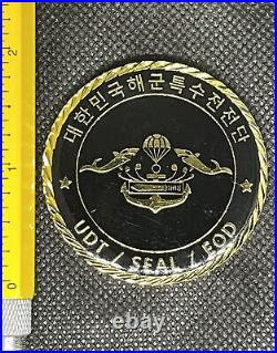 Korean Special Operations EOD UDT Underwater Demolition Navy Seal Challenge Coin