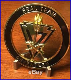LARGE 2.5 RARE Navy Seal Team XVII Seventeen Spinner Coin Challenge Coin