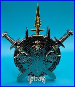 LG USN Navy SEAL Special Boat Team 7 WithGold Trident Special Issue Challenge Coin