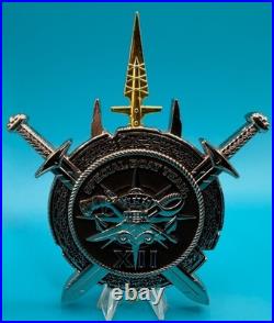LG USN Navy SEAL Special Boat Team 7 WithGold Trident Special Issue Challenge Coin