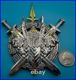 LG USN Navy SEAL Special Boat Team 7 WithGold Trident Special Issue Challenge Coin