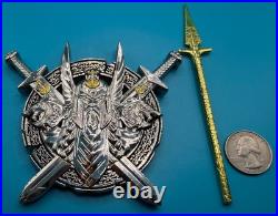 LG USN Navy SEAL Special Boat Team 7 WithGold Trident Special Issue Challenge Coin