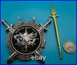 LG USN Navy SEAL Special Boat Team 7 WithGold Trident Special Issue Challenge Coin