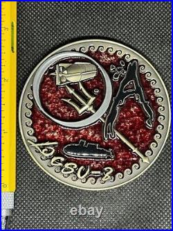 LOGSU-8 NSWG-8 SDVT-1 Quality Assurance Serialized RED Navy SEAL Challenge Coin