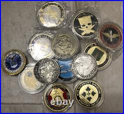 LOT coins Challenge ARMY NAVY AIR FORCE LIBERTY DOLLARS