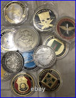 LOT coins Challenge ARMY NAVY AIR FORCE LIBERTY DOLLARS