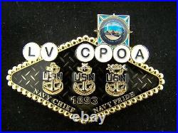 Las Vegas Chief's Mess Navy CPOA Challenge Coin