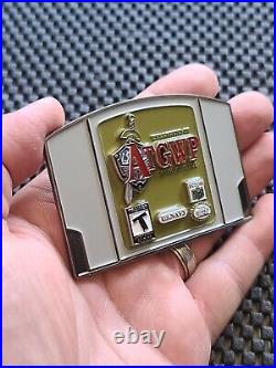 Legend of Zelda Ocarina of Time Challenge Coin Medal Nintendo 64 Promo US NAVY B