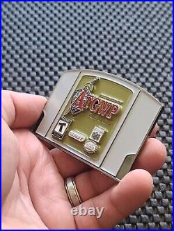 Legend of Zelda Ocarina of Time Challenge Coin Medal Nintendo 64 Promo US NAVY B