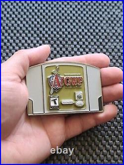 Legend of Zelda Ocarina of Time Challenge Coin Medal Nintendo 64 Promo US NAVY B