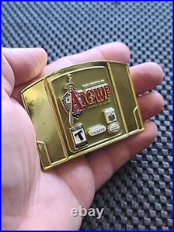 Legend of Zelda Ocarina of Time Challenge Coin Medal Nintendo 64 Promo US NAVY G