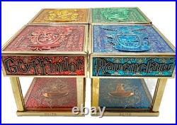 Limited Hogwarts Houses Hat Box Set(4). USN Navy Harry Potter Challenge Coin