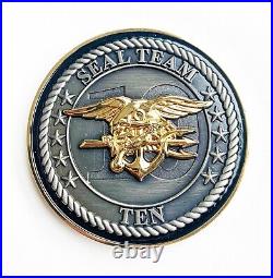 Limited NSW Navy Seal Team 10 CPO Challenge Coin