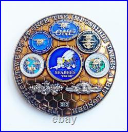 Limited Navy SPECWAR Seabees NSW Challenge Coin