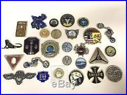 Lot Of 27 Challange Coins Navy CPO Chief