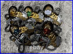 Lot Of 5 USN Navy Chief CPO Pride Challenge Coins Anchor Mortal Kombat