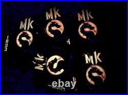 Lot Of 5 USN Navy Chief CPO Pride Challenge Coins Anchor Mortal Kombat