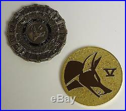 Lot of 2 Coins USN SEAL Navy SEAL Team 5 ST5 STV CPO NAVY Chiefs Jackals