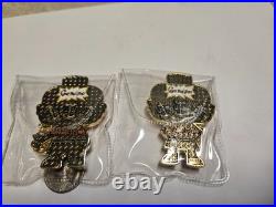 Lot of 2 Custom USN Challenge Coins Phil and Lil