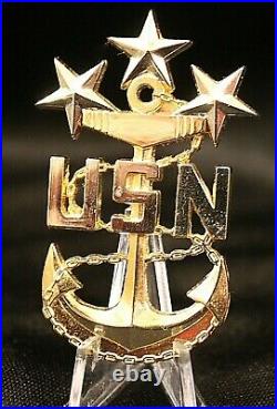 MCPON 12 Rick West Navy Master Chief Petty Officer Challenge Coin Navy CPO