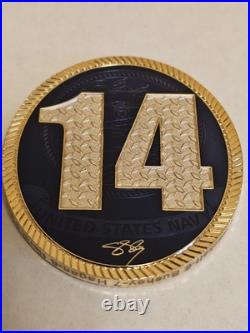 MCPON 14 Master Chief Petty Officer of the Navy Challenge Coin Giordano Rare