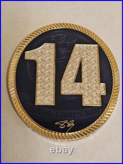 MCPON 14 Master Chief Petty Officer of the Navy Challenge Coin Giordano Rare