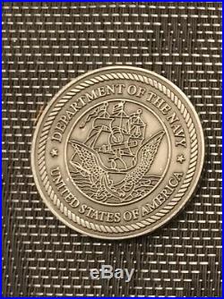MCPON 1 Delbert Black CPO Coin! Navy Chief Coin