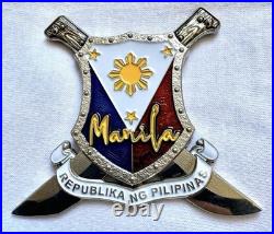 MSG Manila Philippines Challenge Coin Embassy Marine Security Guard USN Navy