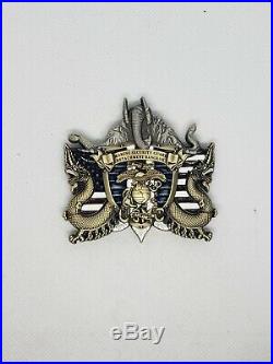 MSG Marine Security Guard Detachment THAILAND Challenge Coin navy cpo chief nypd