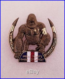 Marine Security Guard MSG challenge coin RWANDA non navy cpo nypd corps RARE