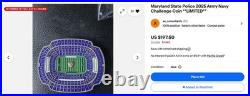 Maryland State Police 2025 Army Navy Challenge Coin Baltimore Ravens Badge NCAA