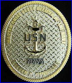Master Chief Petty Officer of the Navy MCPON Steven Giordano Challenge Coin