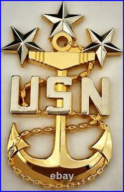 Master Chief Petty Officer of the Navy Rick West CPO Mess Navy Chief MCPON Coin