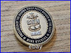 Mcpon 13 Challenge Coin Chief Cpo Navy Military Mike Stevens Medal MEDALLION