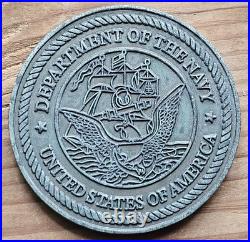 Mcpon 1 Delbert Black Cpo CMC CMDCM Us Navy Challenge Coin Military Master Chief