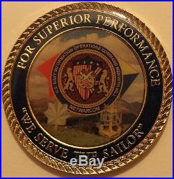 Menwith Hill Station UK NSA Combined Joint Navy Command NETWARCOM Challenge Coin