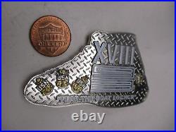 Michael Air Jordan Retro White Shoes Chief Petty Officer CPO #'d Challenge Coin