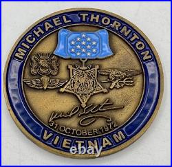 Michael E Thornton US Navy SEAL MOH Challenge Coin Vietnam War