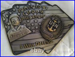 Michael Monsoor Navy Seal Medal Of Honor Challenge Coin! Rare