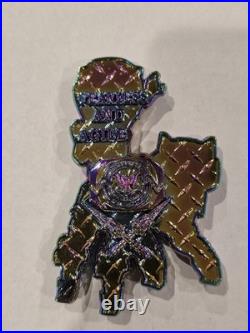 Mighty Morphin Power Rangers E-4- E-9 & Warrant Navy Challenge Coin Lot Oil Drip