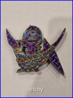 Mighty Morphin Power Rangers E-4- E-9 & Warrant Navy Challenge Coin Lot Oil Drip