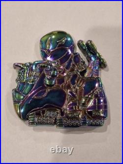 Mighty Morphin Power Rangers E-4- E-9 & Warrant Navy Challenge Coin Lot Oil Drip