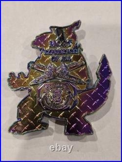 Mighty Morphin Power Rangers E-4- E-9 & Warrant Navy Challenge Coin Lot Oil Drip