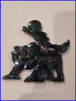 Mighty Morphin Power Rangers E-4- E-9 & Warrant Navy Challenge Coin Lot Oil Drip