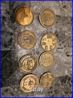 Military CHALLENGE COINS Lot U. S. NAVY 74b Construction Battalion Naval Seabees